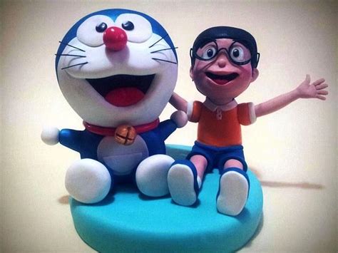 Doraemon And Nobita - Decorated Cake by LaDolceVit - CakesDecor