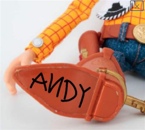 ANDY SVG Toy Story Woody's Boot Signature only Clipart Download Cut ...