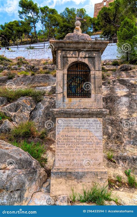 Cullera Castle Spain Path Up the Hill Estacion Octava, the Eigth of ...