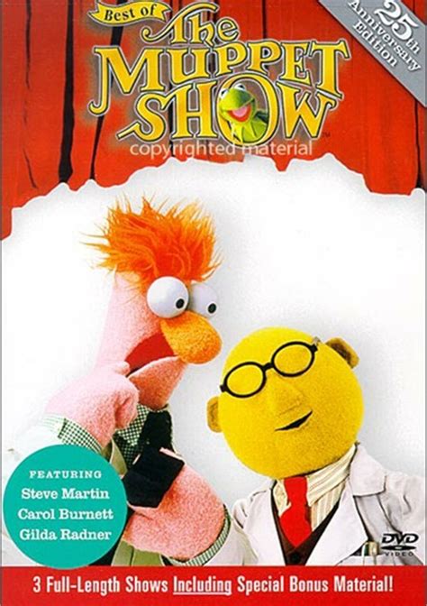 Best Of The Muppet Show: Steve Martin/ Carol Burnett/ Gilda Radner (DVD ...