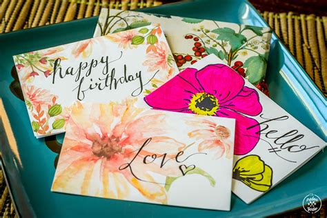 flower cards - The Prudent Garden