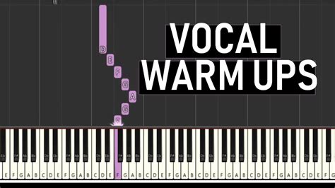 VOCAL WARM UPS #7 (TENOR RANGE C3 - C5) (2 OCTAVES) MAJOR SCALES - By ...