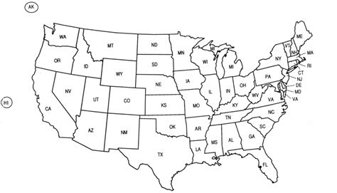 Us States Map Test Printable | Printable Maps