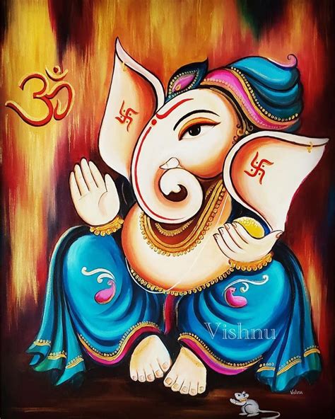 Sri Ganesh🙏🏻 Check out the Entire Painting Process down here👇🏻 https ...