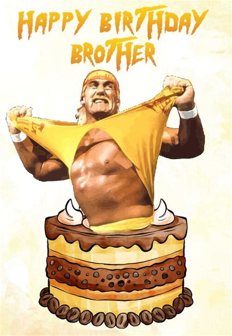 Wrestling Birthday Card — PRINTBIRTHDAY.CARDS