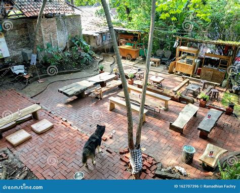 A Restaurant in the Green Nature Stock Photo - Image of tree, nature ...