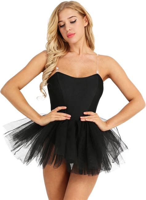 Freebily Women Adult Swan Lake Costumes Ballet Dress Leotard Tutu Dance ...