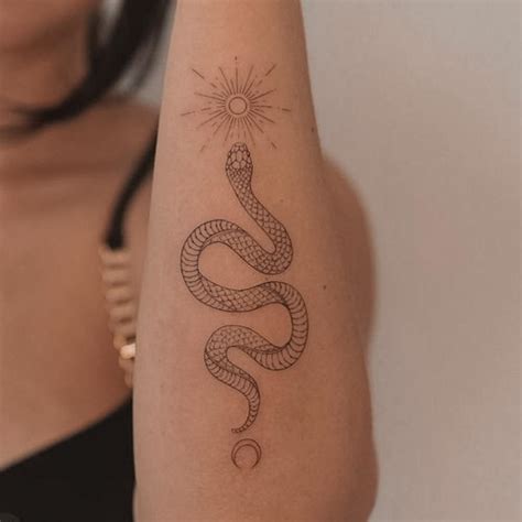 Temporary tattoo spiritual snake - Tattoo Tijdelijk