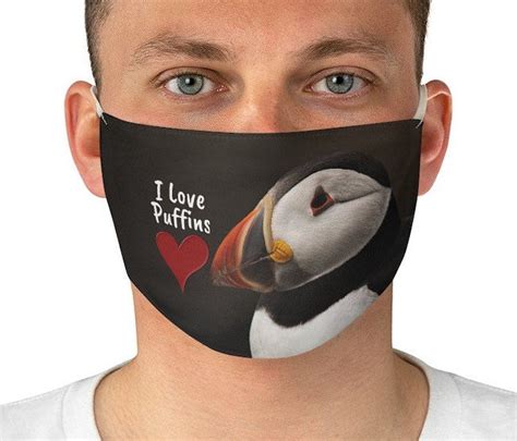 Puffin Face Mask Puffin Bird Puffins Puffin Mask Puffin | Etsy