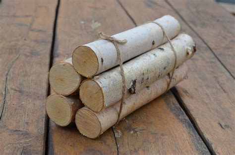 Birch Log Craft Birch Wood Birch Logs Birch Decorations - Etsy