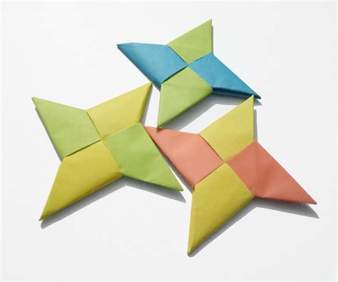 Paper Ninja Star (Shuriken) - Easy Origami Ninja Star - How to Make a ...