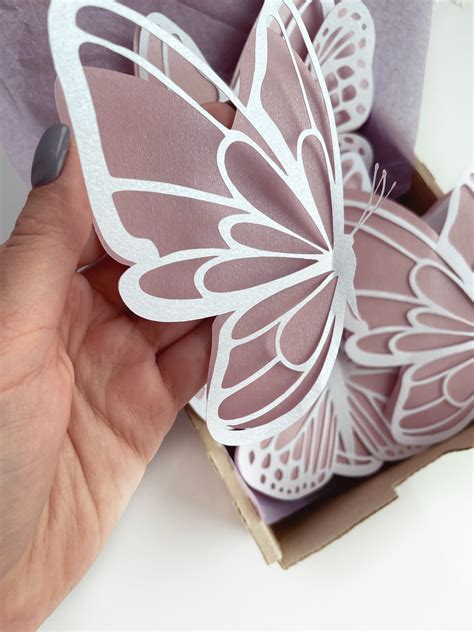 Paper Butterflies Wall Decor Butterfly Decoration Butterfly | Etsy