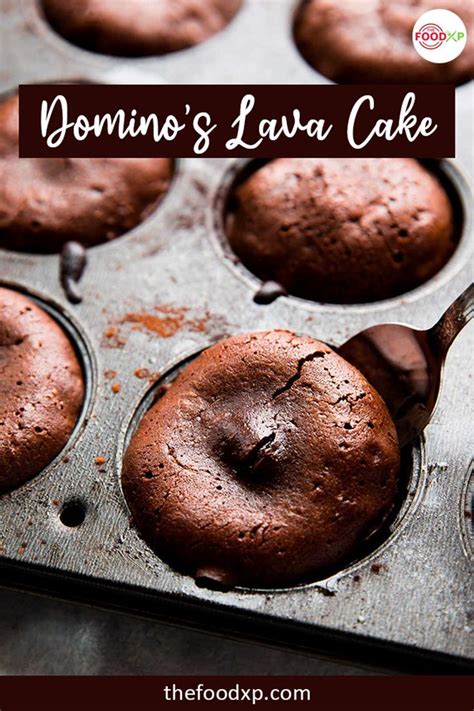 Bake an impressive and easy dinner dessert with Domino's Lava Cake ...