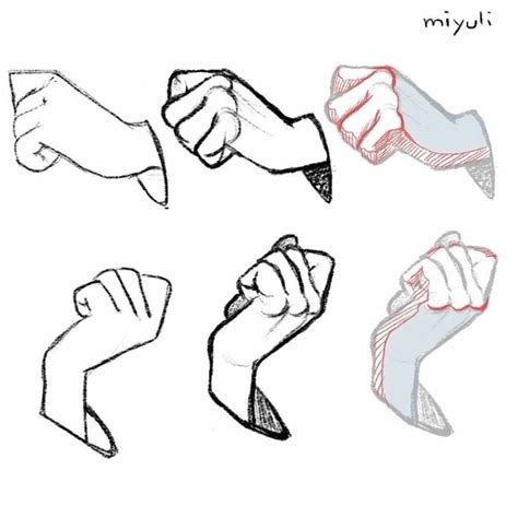 Pin by Towa Hatosuta on Fists in 2020 | Hand drawing reference, Drawing ...