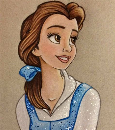 How To Draw Disney Princess Belle