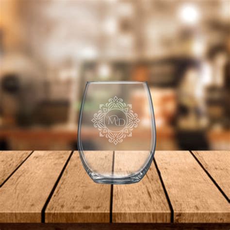 Custom Engraved 15 oz Stemless Wine Glasses – Summit Customs