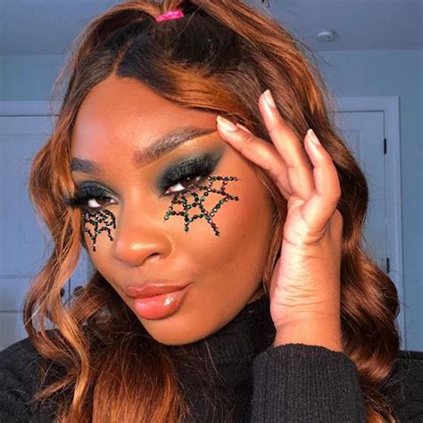 Try Sparkly Spiderweb Makeup for an Easy Halloween Costume | Tutorial ...