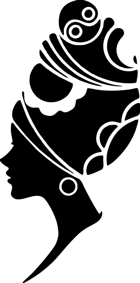 Woman Face Silhouette Vector Art jpg Image Free Download - 3axis.co