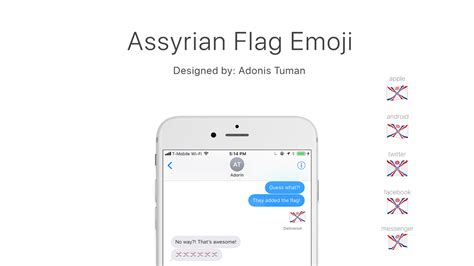 Petition · Make the Assyrian flag an Emoji! - United States · Change.org