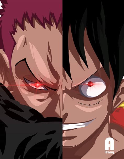 Monkey D Luffy Vs Charlotte Katakuri by axy-arts on DeviantArt