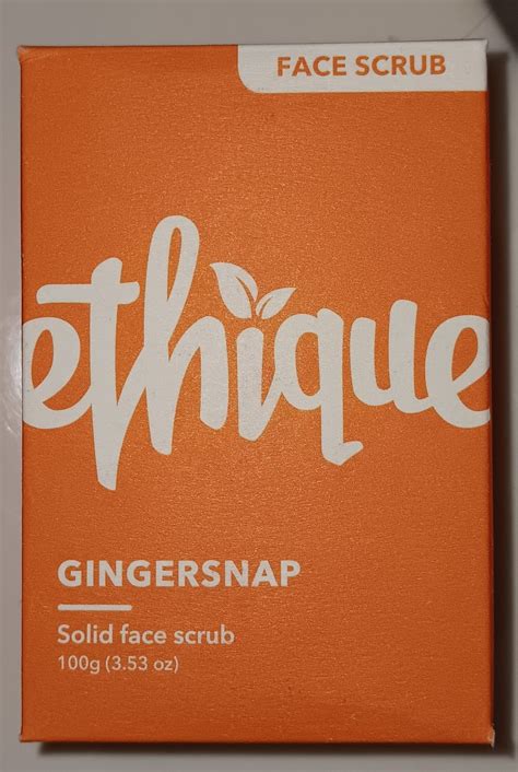 Face Scrub Bar - Gingersnap™ | Ethique🌱