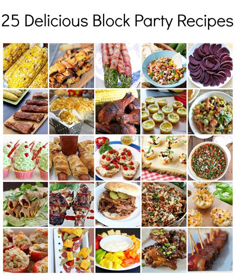 25 Mouthwatering Recipes For Your Next Block Party | Block party food ...