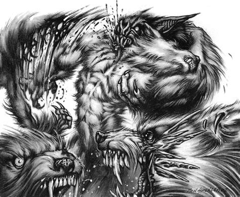 Werewolf art, Monster concept art, Werewolf