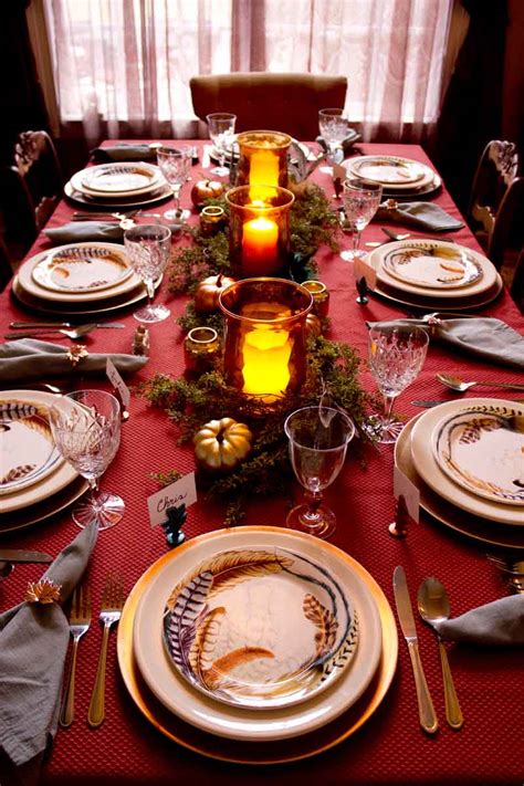 table thanksgiving Thanksgiving table centerpieces-diy – dells daily ...