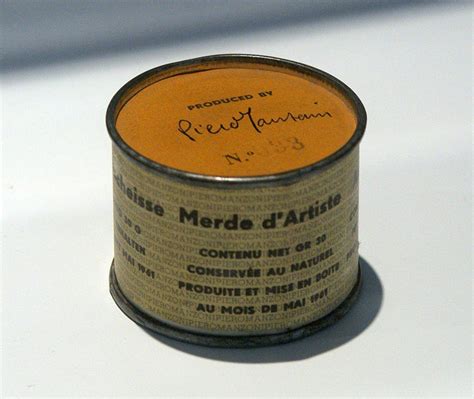 Merde d'Artiste, Piero Manzoni, tin can, 1961 : Art