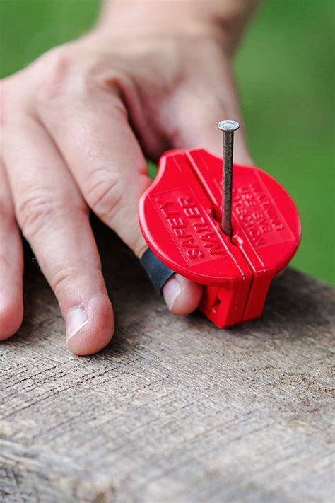 Hammering nails is made easier and safer thanks to a magnetic nail ...