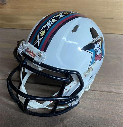 San Antonio Texans CFL Riddell Speed Mini Football Helmet - 417 Helmets