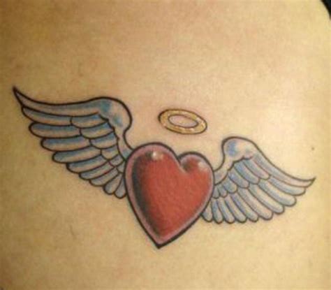 Angel wings heart tattoo | Angel wings heart tattoo, Heart with wings ...