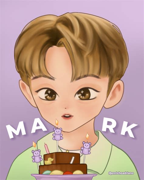 ArtStation - NCT Mark Lee Season Greeting Fanart