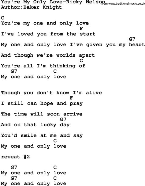 My Only One Lyrics - LyricsWalls