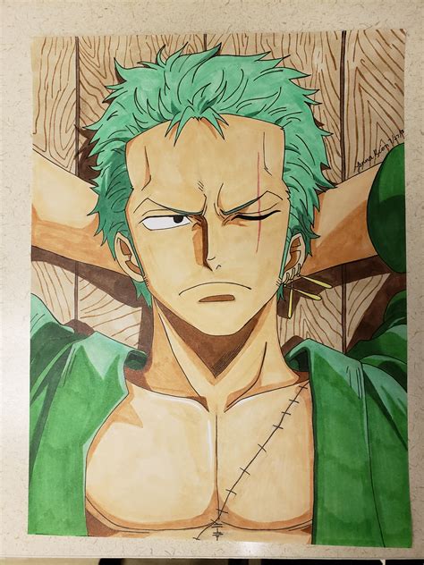 Zoro Drawing at PaintingValley.com | Explore collection of Zoro Drawing