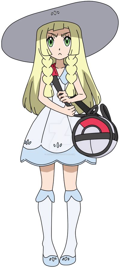 PKMN Sun and moon - Lillie Anime artwork (fanmade) by Aquamimi123 on ...