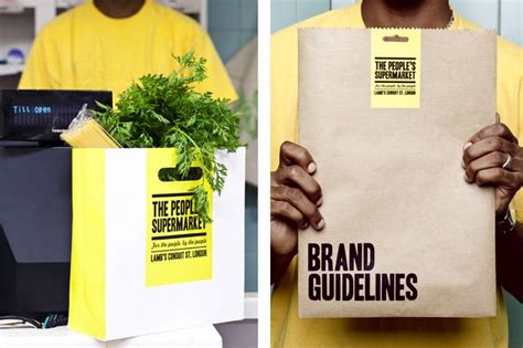 The People’s Supermarket, logo and identity | Identity Designed | Brand ...