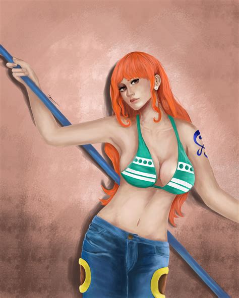 ArtStation - Fan Art - Nami of Onepiece