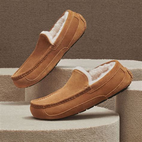 Ugg | Ascot Slipper Mens | Men | Moccasin Slippers | Flannels Fashion ...