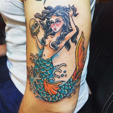 90+ Best Little Mermaid Tattoos - Designs & Meaning (2019)