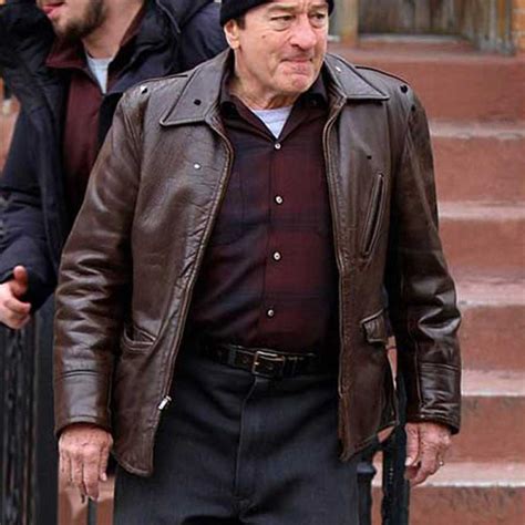 Robert De Niro The Irishman Frank Sheeran Leather Jacket - Films Jackets