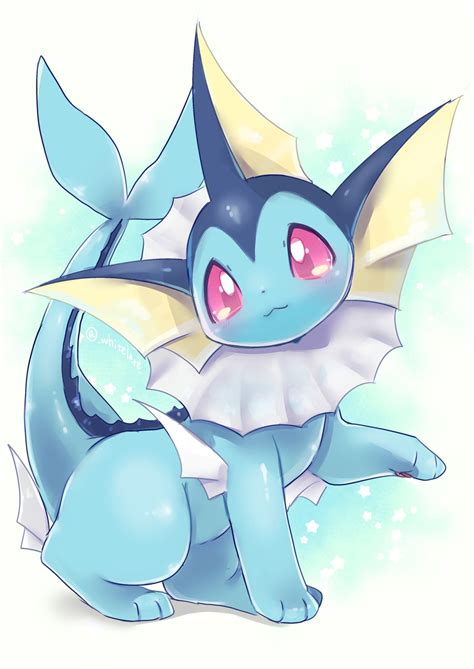 Vaporeon - BY @_whitelate_ | Fotos de pokémon, Anime,Kayak,Humor ...