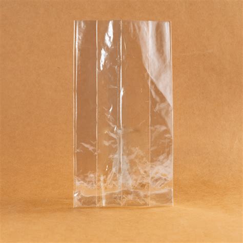 Natural Cellophane Bags with Side Gusset Size 19 - Enviromart