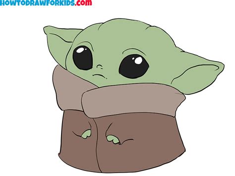 Baby Yoda Easy Doodles Drawings Cute Easy Drawings Easy Drawings ...