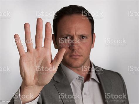 Man Holding Hand Out Stock Photo - Download Image Now - Identity, Palm ...