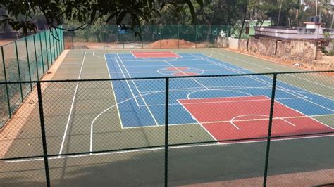 Acrylic Basketball Court Flooring Service, 6 mm, Rs 95/sq ft | ID ...