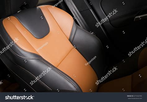 Modern Sport Car Red Leather Interior Stock Photo 677242705 | Shutterstock