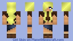 Tough Warrior Girl Minecraft Skin