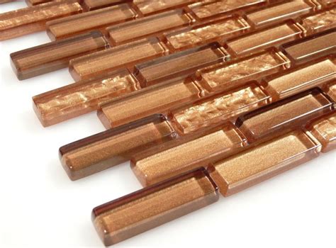 Copper glass tile | Colored glass tile, Glass tile, Tiles for sale