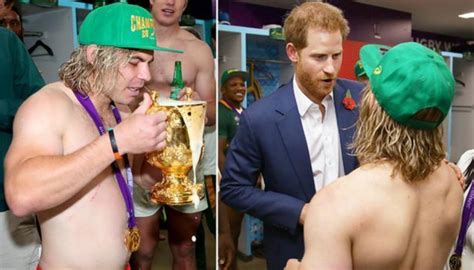 Rugby World Cup 2019: Faf de Klerk's awkward encounter with Prince ...